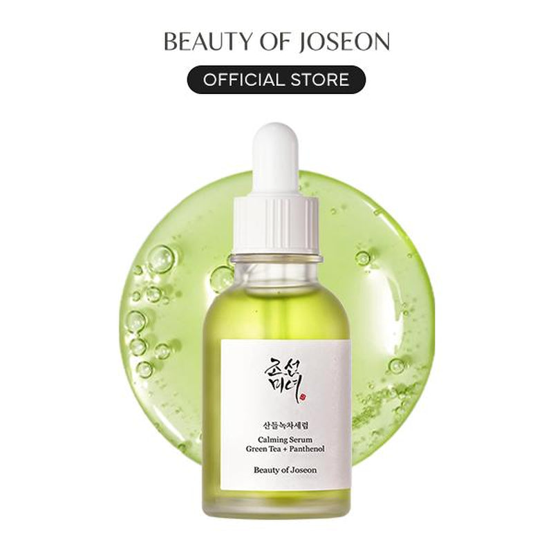 [Beauty of Joseon Official] Calming Serum : Green Tea + Panthenol, Moisturizing Sensitive, Acne-Prone, UV Irritated Skin, Daily Korean Skin Care for Men and Women