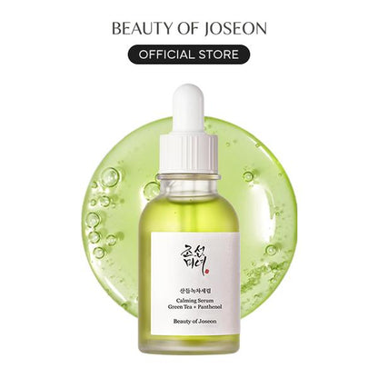 [Beauty of Joseon Official] Calming Serum : Green Tea + Panthenol, Moisturizing Sensitive, Acne-Prone, UV Irritated Skin, Daily Korean Skin Care for Men and Women