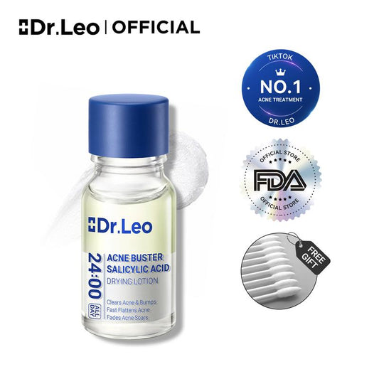 Dr.Leo 24H Acne & Pimple Treatment Drying Lotion | Salicylic Acid + Sulfur + Niacinamide | Viral Product | Inflammation Relief, Post-Blemish Care & High Pressure Pimple Relief #Tiktokshopholidayhaul
